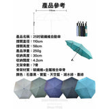 SHH - 25" 自動防晒碳纖7骨雨傘 - 250g