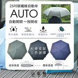 SHH - 25" 自動防晒碳纖7骨雨傘 - 250g